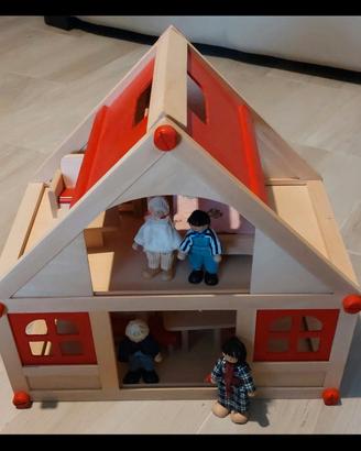 casetta in  legno per bambini 