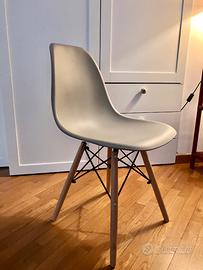 Set 4 sedie design stile Eames DSW
