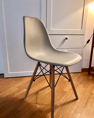 Set 4 sedie design stile Eames DSW