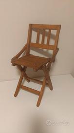 sedia bambino vintage