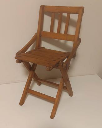 sedia bambino vintage