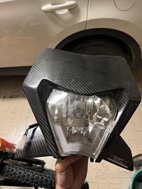 Mascherina CMT carbonio KTM