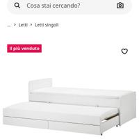Letto Ikea più secondo letto 