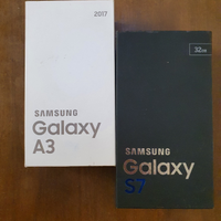 Scatole Samsung S7 e Samsung A3