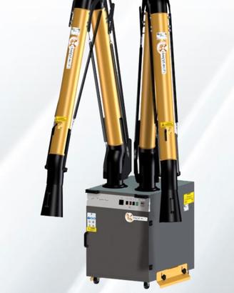 Aspiratore filtro fumi saldatura