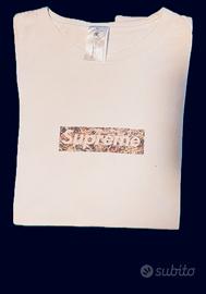 T-shirt B&C men stampa Supreme tg L