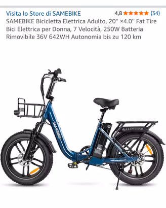 E-bike samebike c05 pro