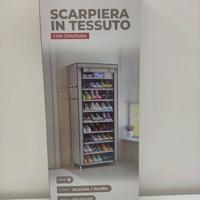 scarpiera in tessuto 