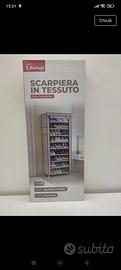 scarpiera in tessuto 