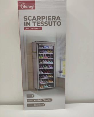 scarpiera in tessuto 