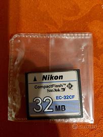 scheda memoria Nikon