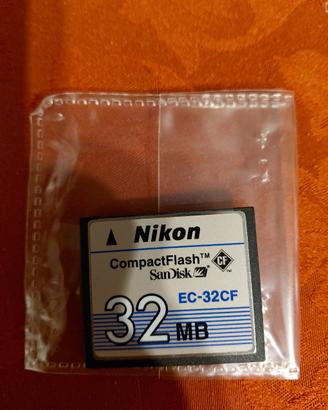 scheda memoria Nikon