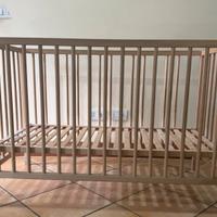 Lettino con sponde