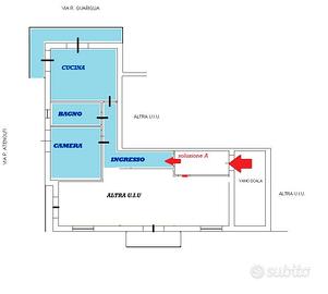 Via GUARIGLIA : 60 mq con box - da ristrutturare