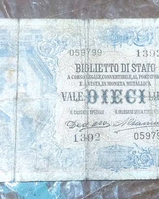 10 LIRE UMBERTO I 