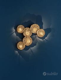 Lampada Catellani Smith Gold Moon da soffitto