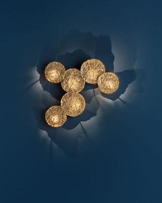 Lampada Catellani Smith Gold Moon da soffitto