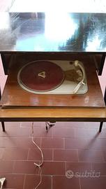 giradischi con mobiletto philips antico
