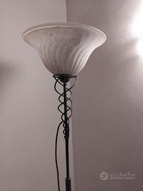 Lampada Vintage, ferro / vetro