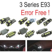 KIT 18 LAMPADE LED INTERNE BMW SERIE 3 E93 CABRIO 