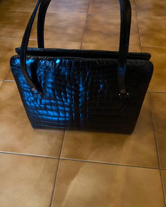 Borsa vintage coccodrillo anni 60