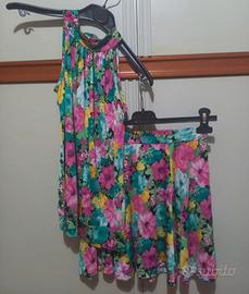 completo floreale taglia S