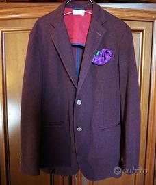 Giacca modello moderno amaranto