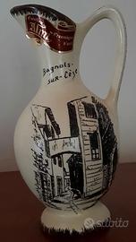 piccola brocca ceramica d'arte francese vintage