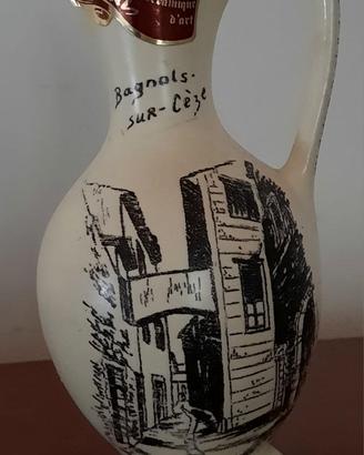 piccola brocca ceramica d'arte francese vintage
