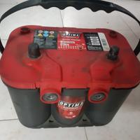 Batteria optima red 50Ah funzionante, trattabile