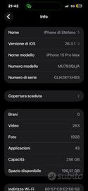 Iphone 15 pro max 256 giga natural titanium