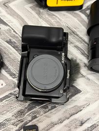 Sony zve10 + small rig + kit lens + sony 55-210