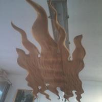 diffusore di luce da soffitto detto " gocce di luc