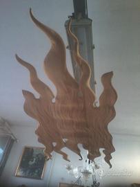 diffusore di luce da soffitto detto " gocce di luc