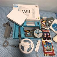 Nintendo wii sports+pedana fit plus+giochi+volante