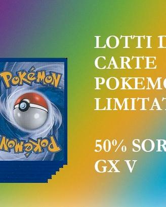 Pokémon GCC: lotti limitati da 300 carte a 15 euro
