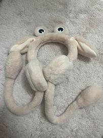 Paraorecchie peluche rane simpatica