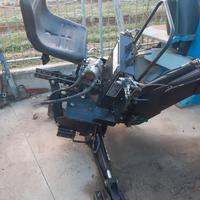 Macchina retro per scavi