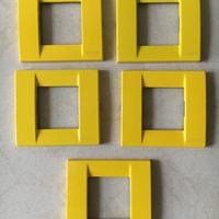 Placche Vimar Idea GIALLE