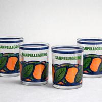 set di bicchieri SanPellegrino vintage 