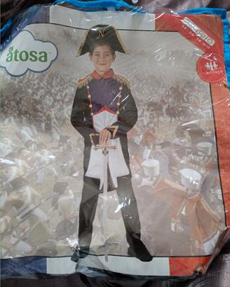 vestito carnevale bimbo Napoleone 7-9 anni 