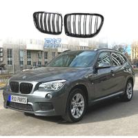 GRIGLIA DOPPIA BMW X1 E84 09-14 LOOK M4 NERO LUCID