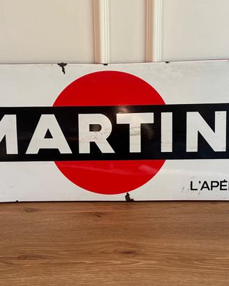 Insegna Martini smaltata 100x40