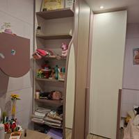 mobili cameretta con cabina armadio, 