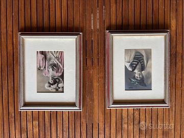 Cartoline vintage incorniciate