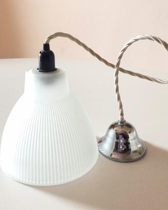Lampadario in vetro molato IKEA
