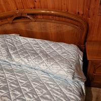 Set camera da letto completo anni '90 legno lucido
