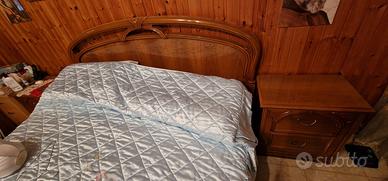 Set camera da letto completo anni '90 legno lucido