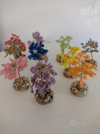 Alberelli in pietre varie semipreziose 