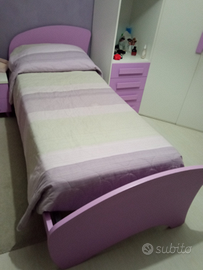 Lettino ragazza Moretti Compact lilla